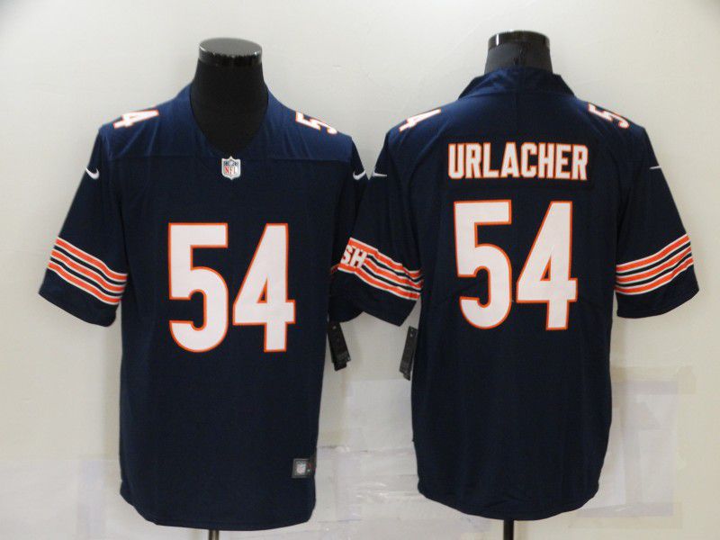 Men Chicago Bears 54 Urlacher Blue Nike Vapor Untouchable Limited 2021 NFL Jersey